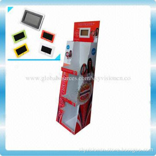 Digital photo frame with video loop play, easy to fixe on all kinds of shelf, encryption is optional